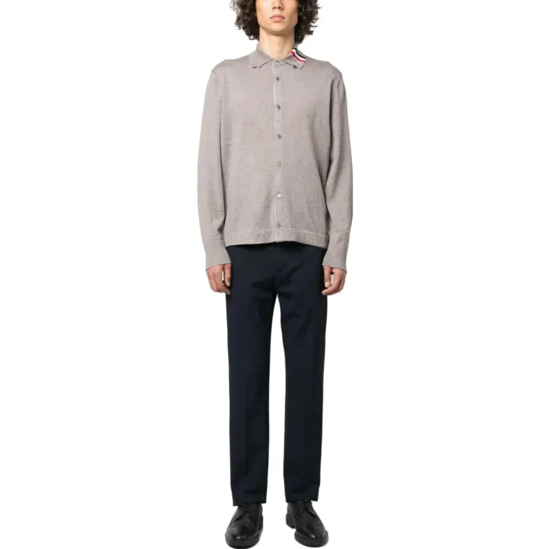 THOM BROWNE· Sweater Men's Taupe-1