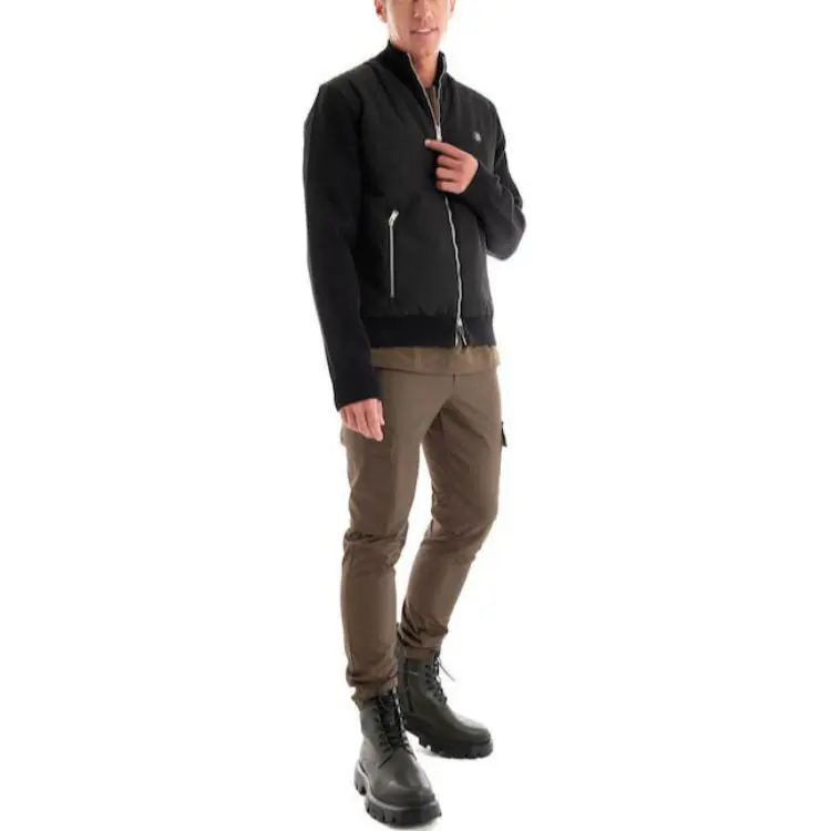 HUGO BOSS Logo patch Bomber Jacket-2