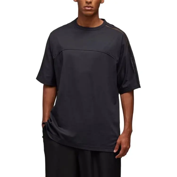 Adidas Free Shipping With AdiClub Y 3 Mesh 3 Stripes Short Sleeve Tee-2