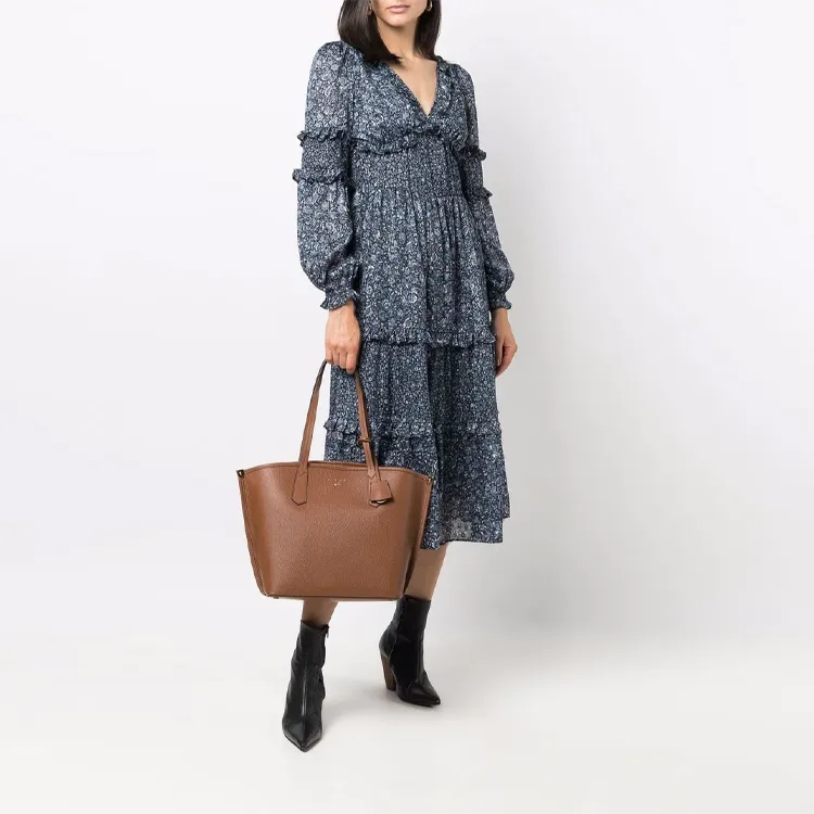 MICHAEL KORS Long Sleeved Dresses Women's Blue-2
