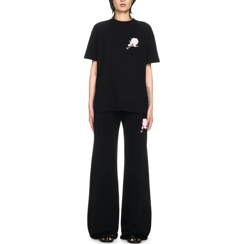 OFF WHITE Roses Arrows Crewneck T Shirt-1