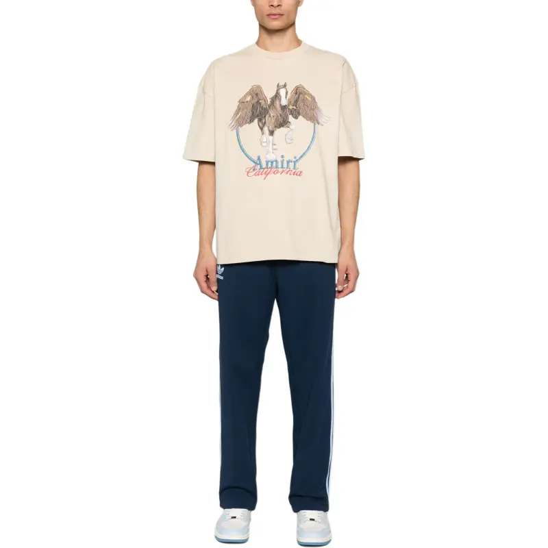 AMIRI Pegasus Printed Jersey T Shirt-1