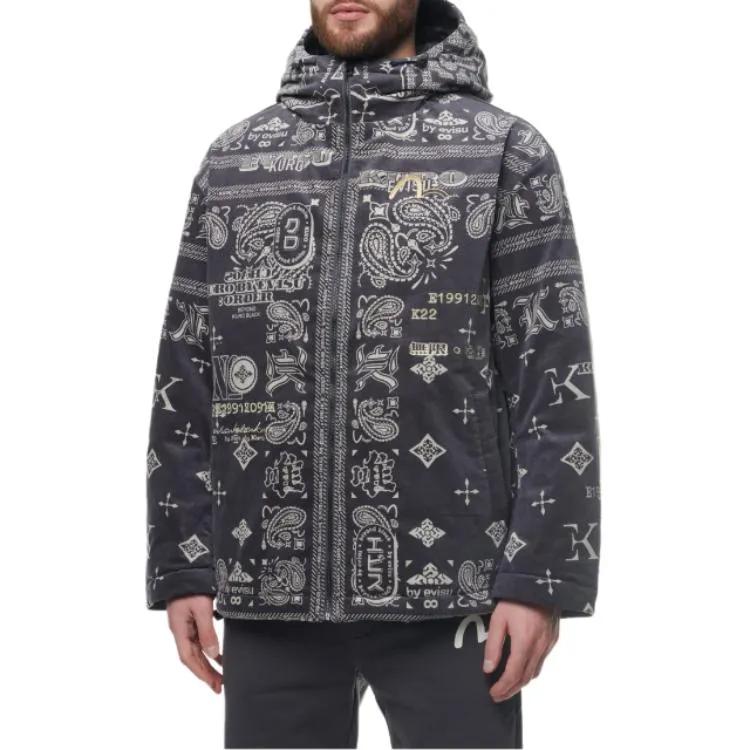 EVISU Jacket Men's Charcoal Gray-2
