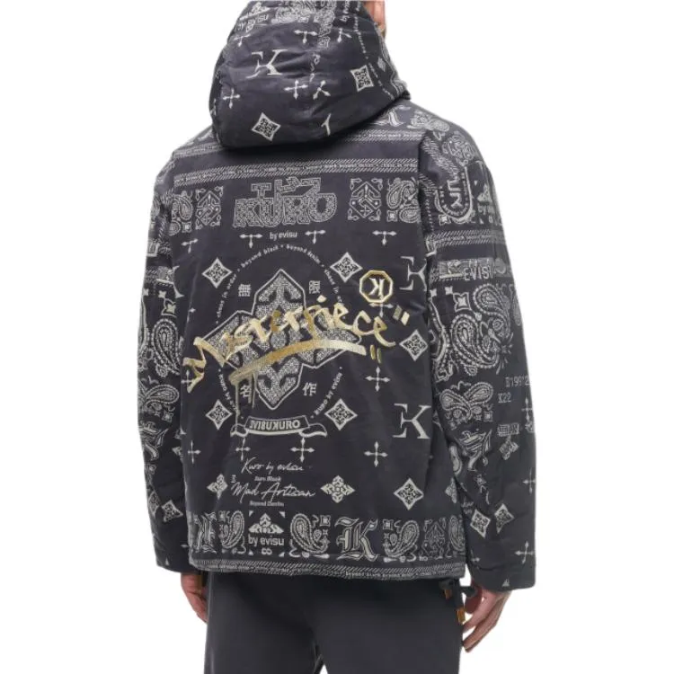 EVISU Jacket Men's Charcoal Gray-3
