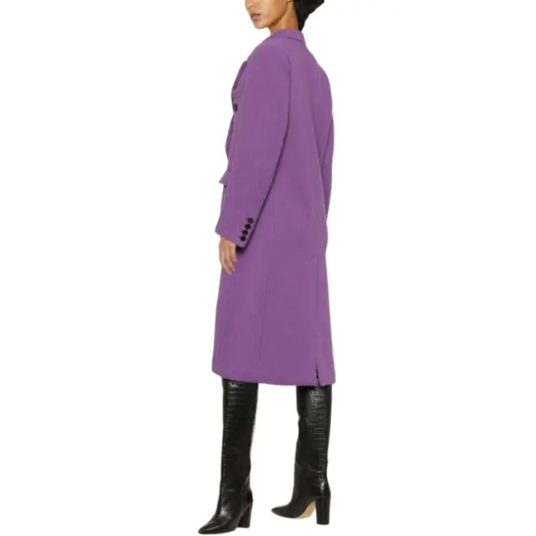 ISABEL MARANT Double Breasted Longline Coat-3