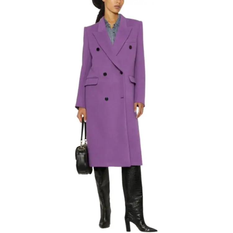 ISABEL MARANT Double Breasted Longline Coat-2