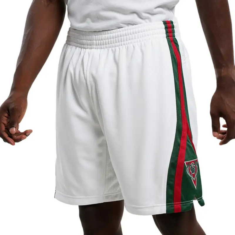 Mitchell Ness Casual Shorts Unisex White-3