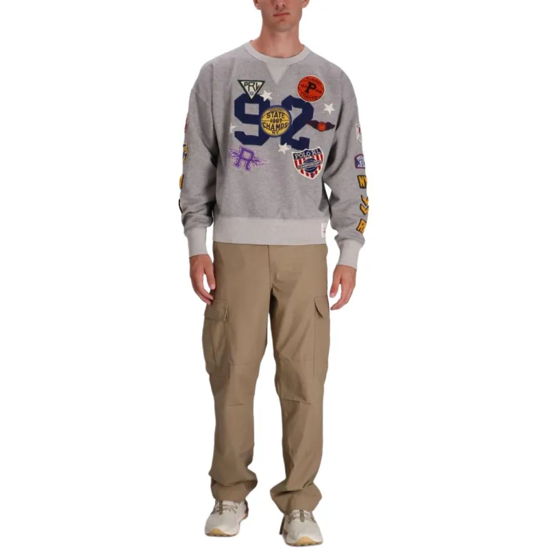 Polo Ralph Lauren Patch Detailed Crewneck Sweatshirt-1