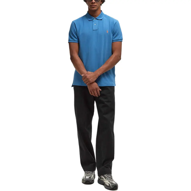 Polo Ralph Lauren Logo Embroidered Short Sleeved Polo Shirt-1
