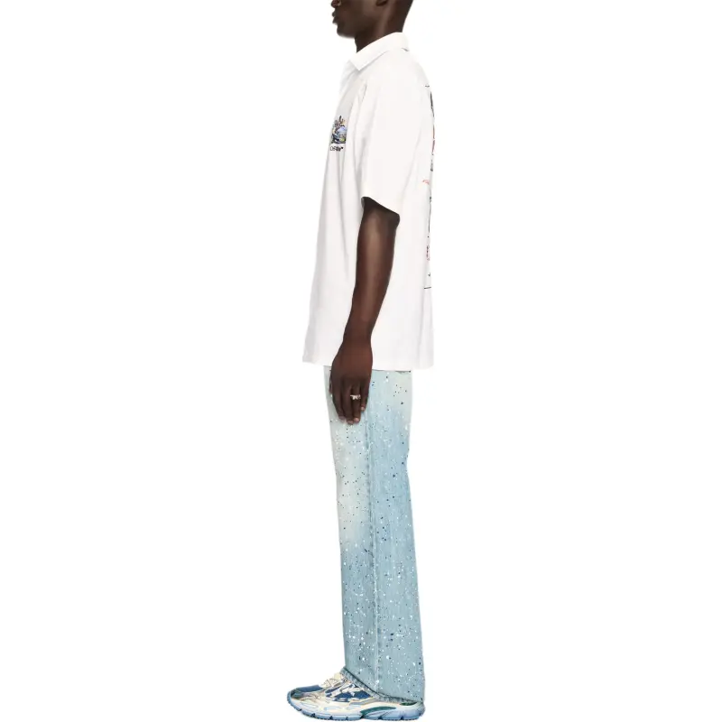 Off  Fresco Arrow Button Up Shirt-3