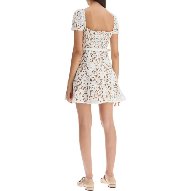 Self portrait Lace Mini Dress-3