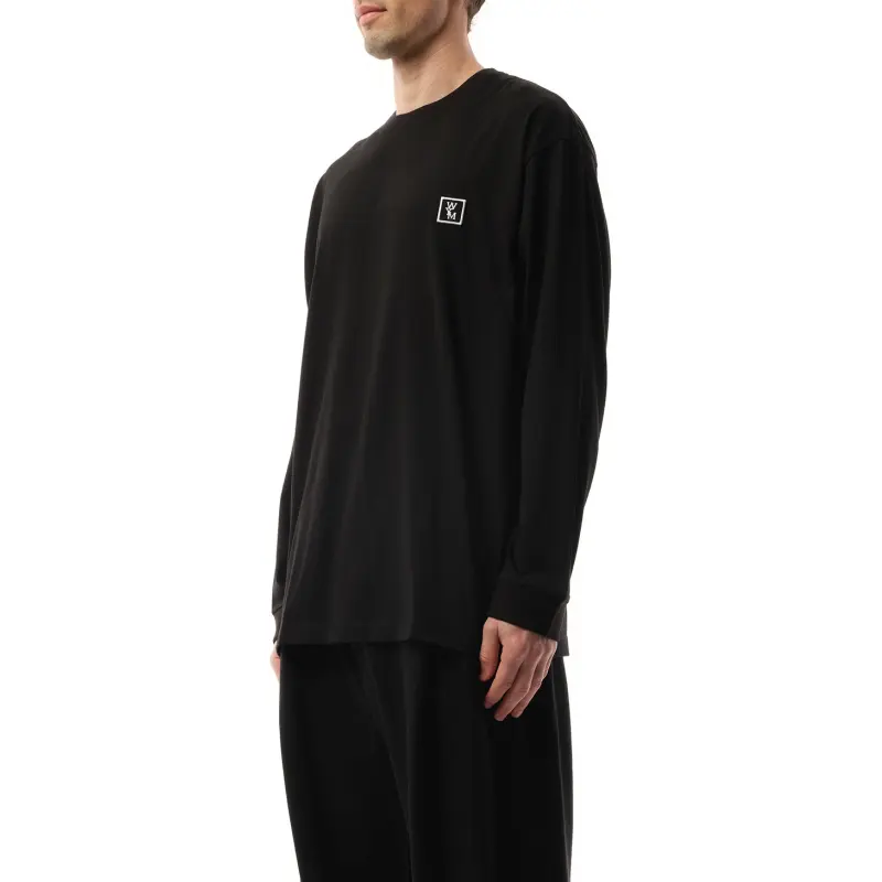 WOOYOUNGMI T Shirts Men Black-3