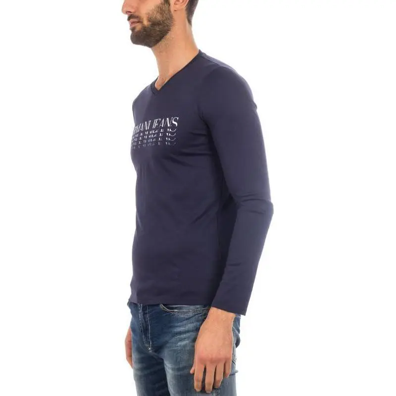 ARMANI JEANS T Shirt Men's Marine Blue-2