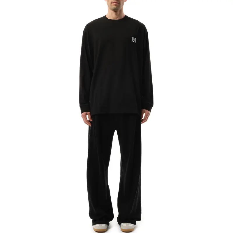 WOOYOUNGMI T Shirts Men Black-1