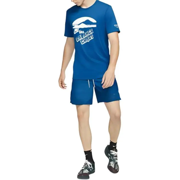 Nike Clothing Casual Shorts Men Blue-1