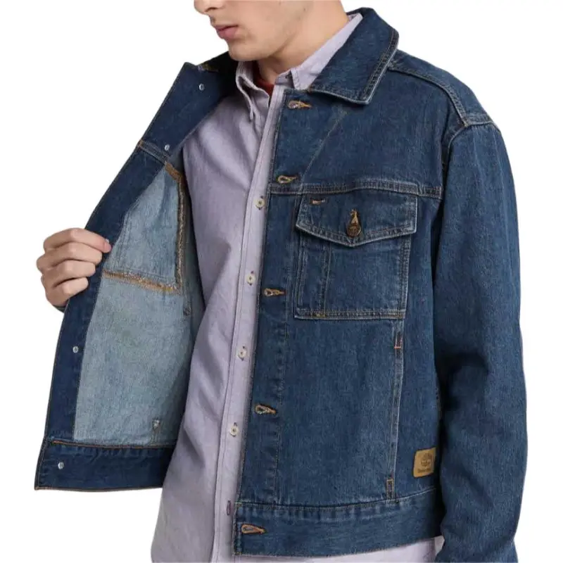 Timberland Denim Jacket Men's Blue-4