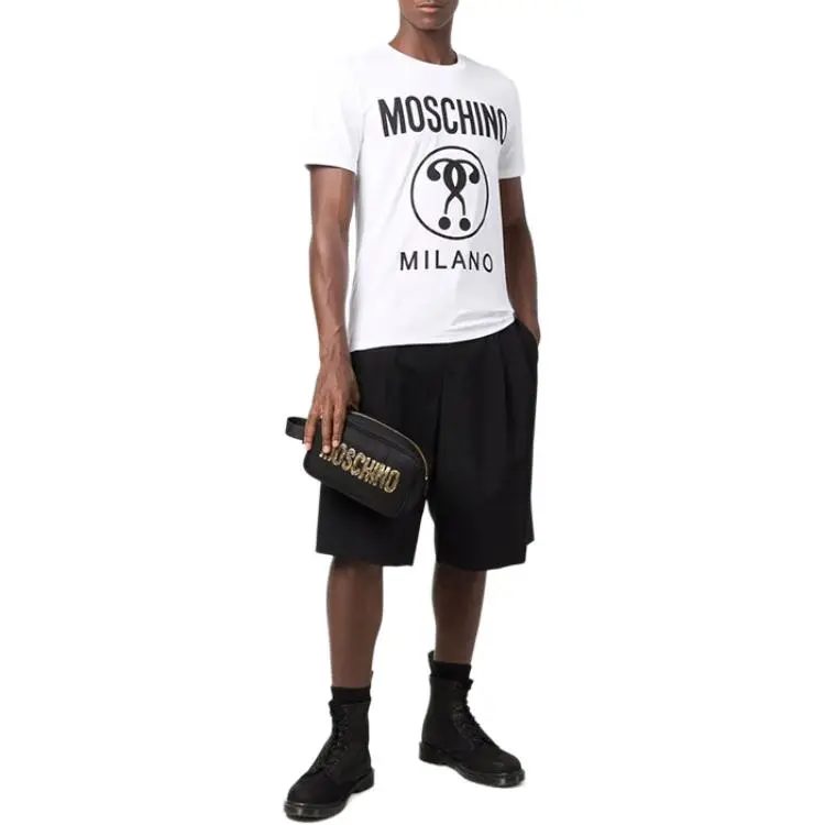 MOSCHINO T Shirts Men White-1