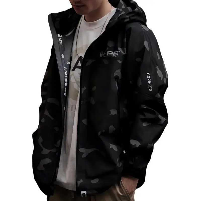 A BATHING APE GORE TEX Color Camo Shell Jacket-3