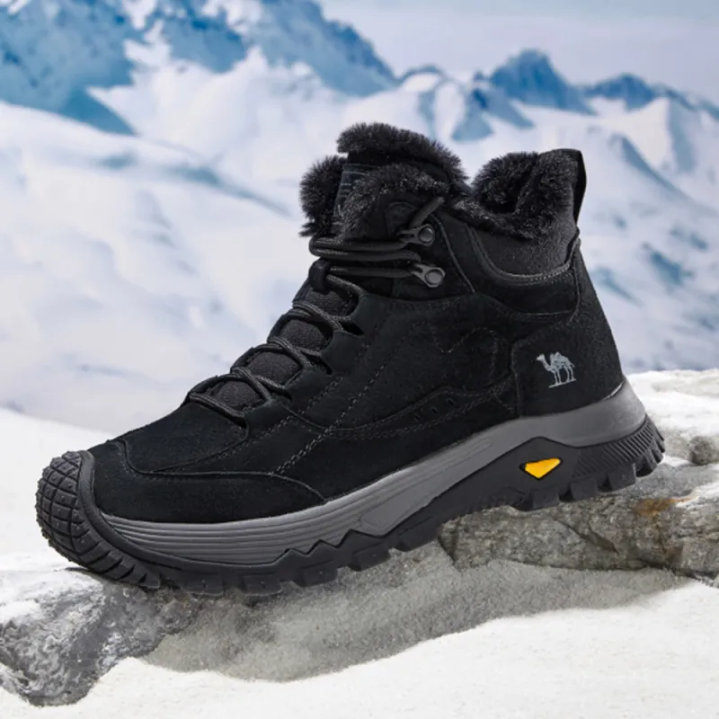 CAMEL Warm Slip-Resistant Short Outdoor Boots 4CM Men's-8