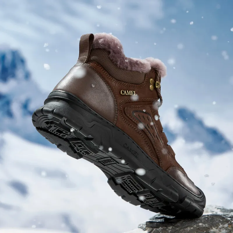 CAMEL Wear-Resistant Slip-Resistant Short Outdoor Boots Men's-6