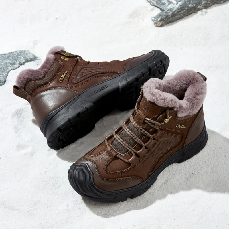 CAMEL Wear-Resistant Slip-Resistant Short Outdoor Boots Men's-5
