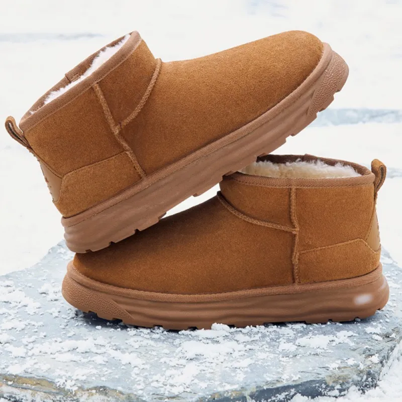 CAMEL Warm Slip-Resistant Ankle-Length Snow Boots Men's-6