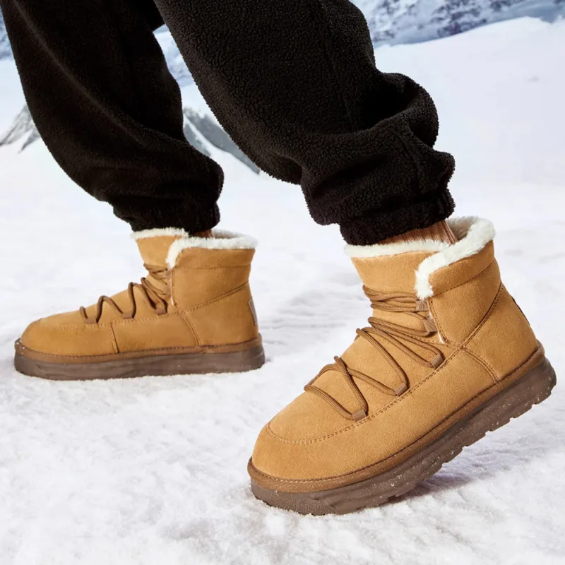 CAMEL Abrasion-Resistant Slip-Resistant Short Snow Boots Men's-4
