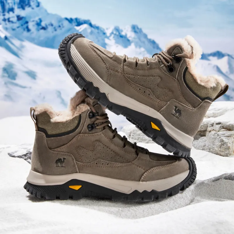 CAMEL Warm Slip-Resistant Short Outdoor Boots 4CM Men's-1