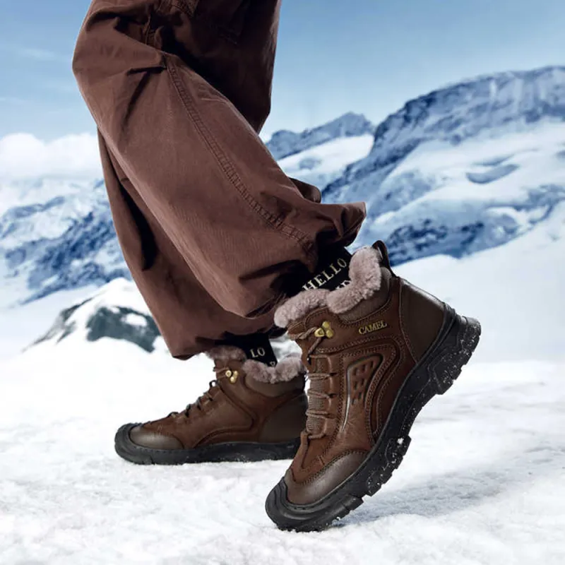CAMEL Wear-Resistant Slip-Resistant Short Outdoor Boots Men's-8