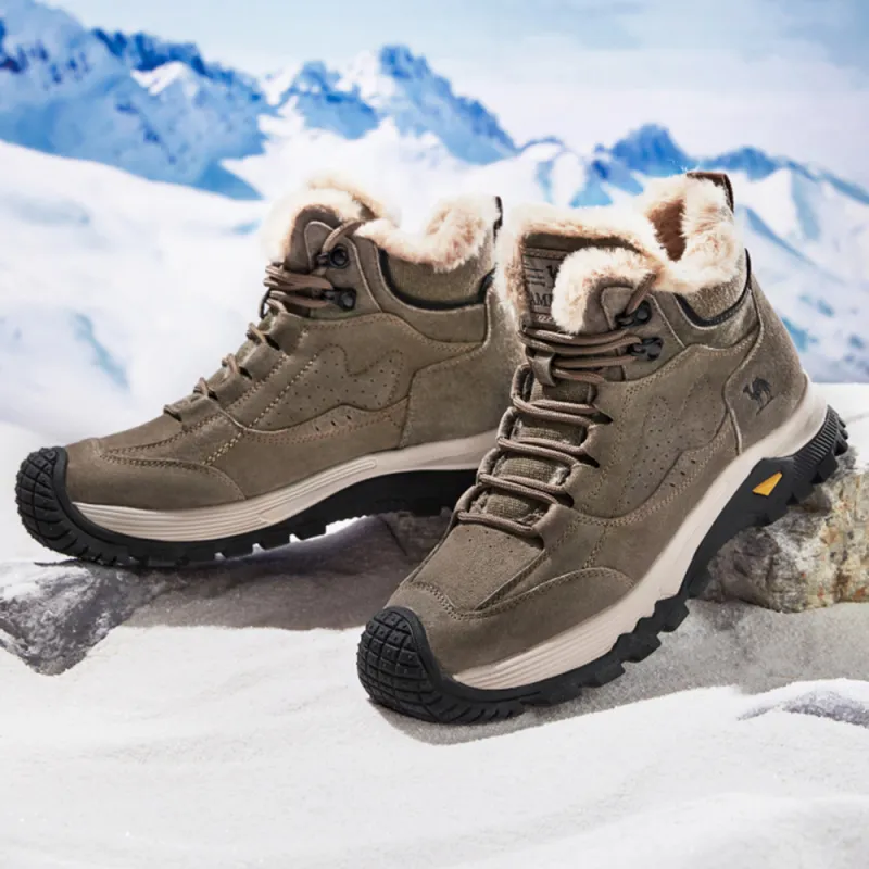 CAMEL Warm Slip-Resistant Short Outdoor Boots 4CM Men's-2