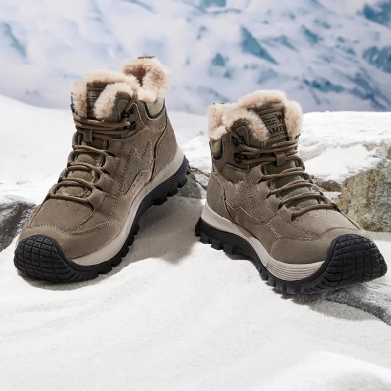 CAMEL Warm Slip-Resistant Short Outdoor Boots 4CM Men's-3