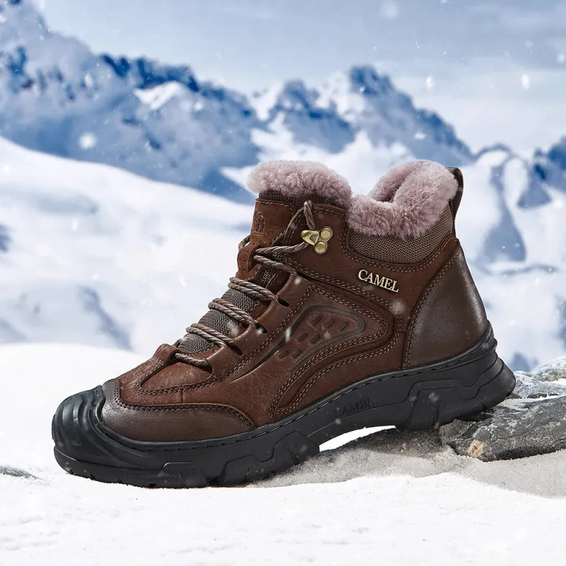 CAMEL Wear-Resistant Slip-Resistant Short Outdoor Boots Men's-4