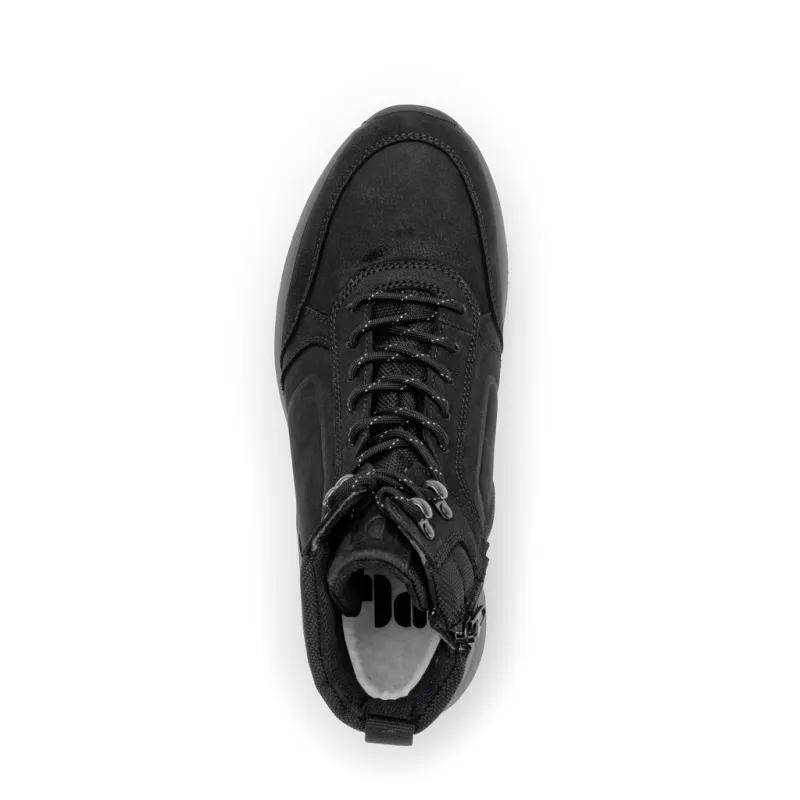 Gabor Pius Wear-Resistant Slip-Resistant Short Outdoor Boots 4cm Men's Black-2