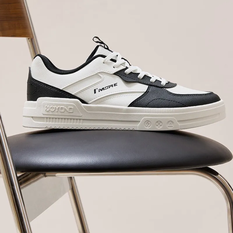 361° Air Force One Water Resistant Lightweight Low Top Skateboard Shoes Men's White Black-2
