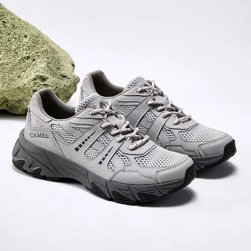 CAMEL Breathable Height Increasing Low-Top Trekking Shoes Men's-10