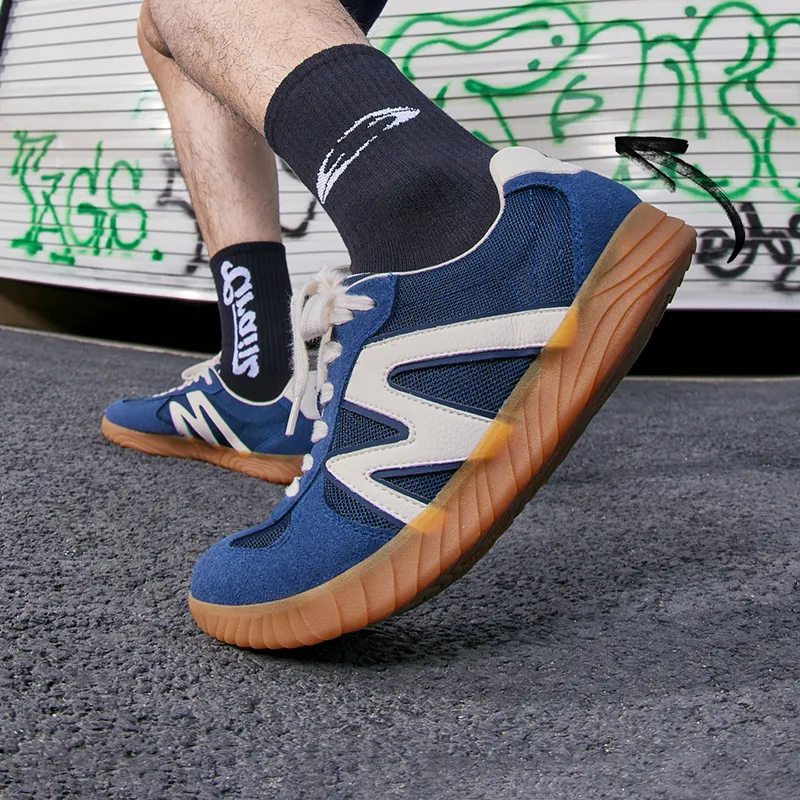 CAMEL Non slip Lightweight Low Top Skateboard Shoes Men's-4