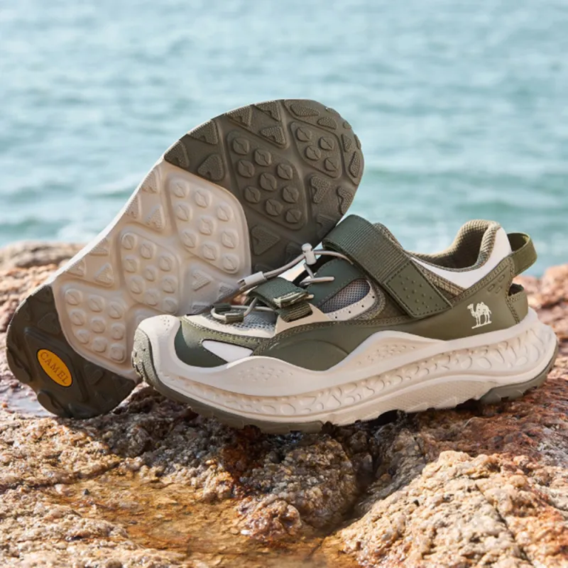 CAMEL Breathable Height Increasing Wear Resistant River Trekking Shoes Men's-3