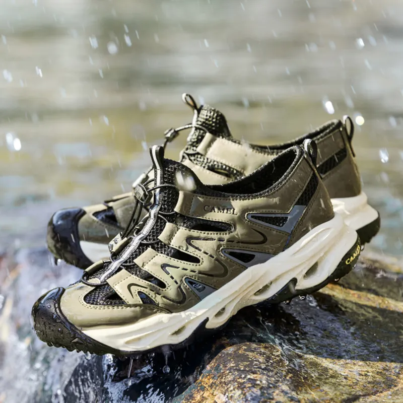 CAMEL Breathable Quick Dry Slip Resistant River Trekking Shoes Men's-4