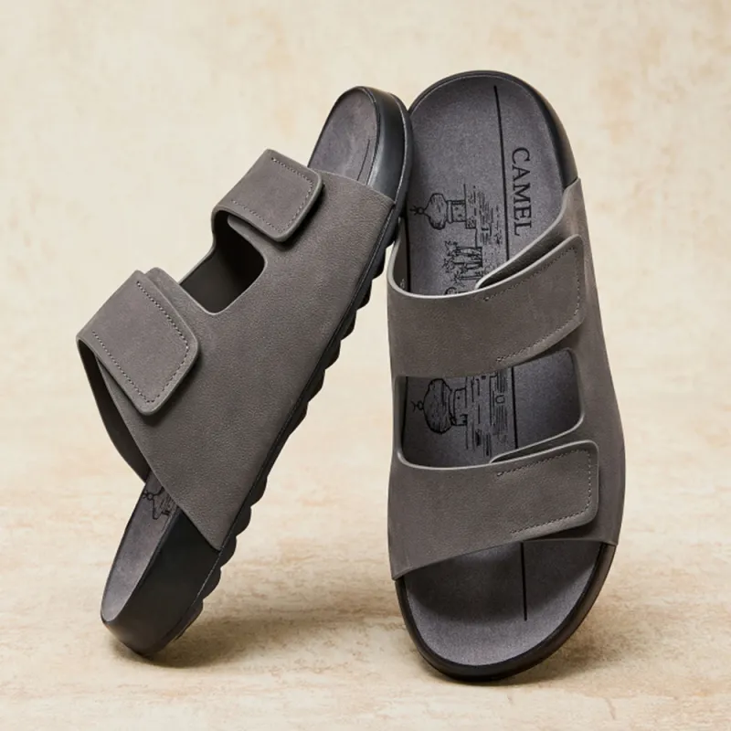 CAMEL Slip Resistant Massage Cushioning Slide Slippers Men's-6