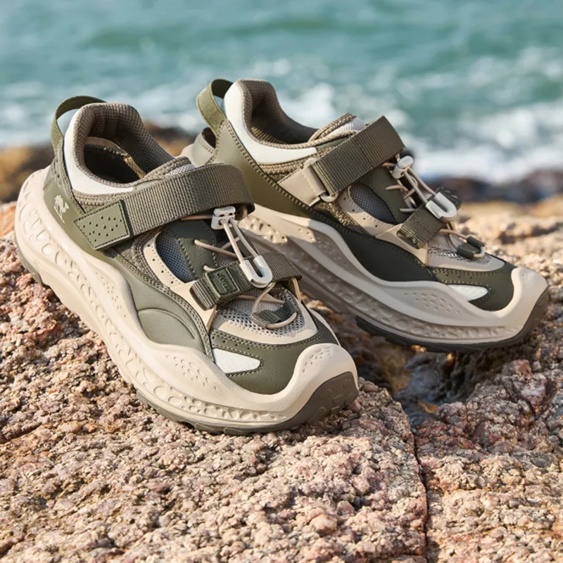 CAMEL Breathable Height Increasing Wear Resistant River Trekking Shoes Men's-2