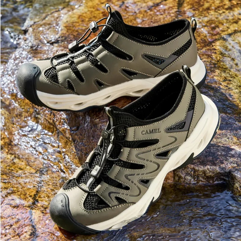 CAMEL Breathable Quick Dry Slip Resistant River Trekking Shoes Men's-5
