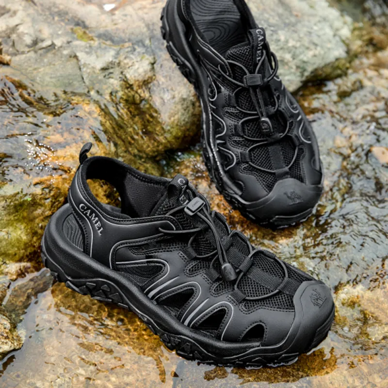 CAMEL Coral Reef Slip Resistant Breathable Abrasion Resistant River Trekking Shoes Men's-1