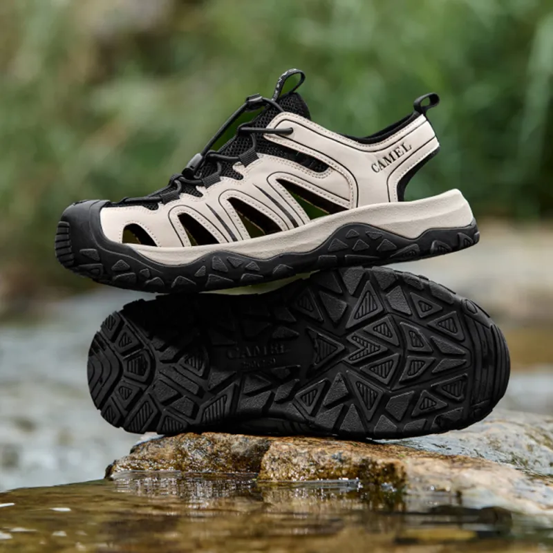 CAMEL Coral Reef Slip Resistant Breathable Abrasion Resistant River Trekking Shoes Men's-8