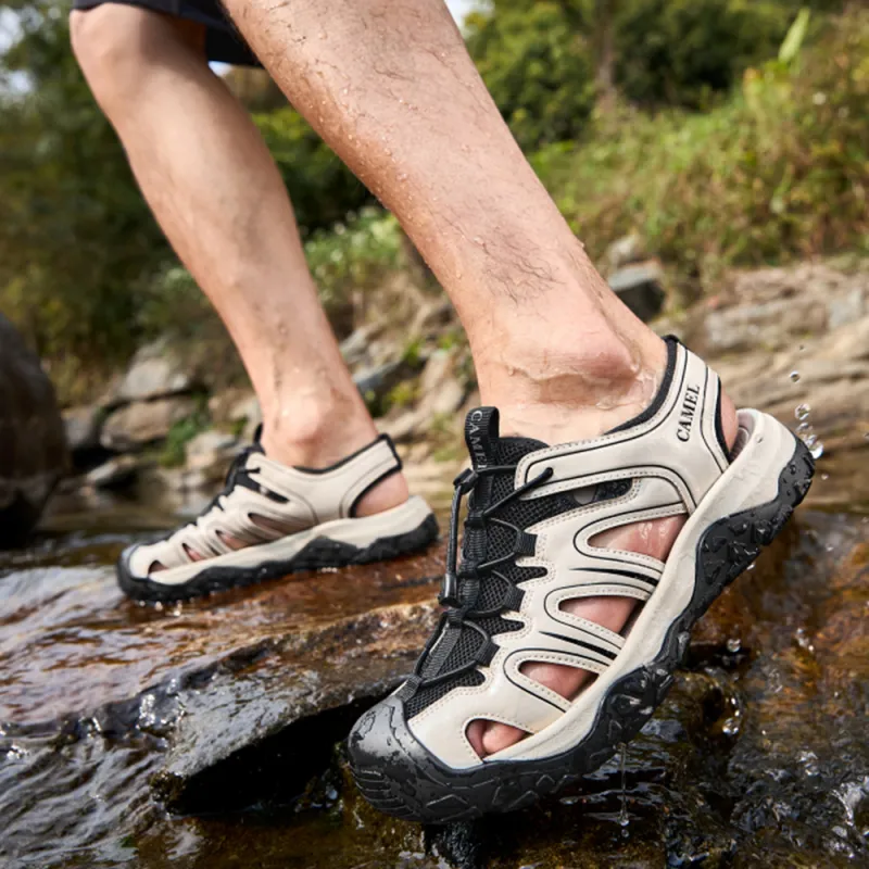 CAMEL Coral Reef Slip Resistant Breathable Abrasion Resistant River Trekking Shoes Men's-9