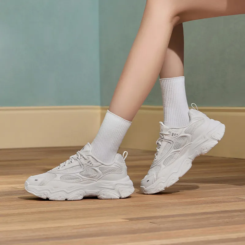 CAMEL Anti Slip And Wear Resistant Height Increasing Low Top Chunky Sneakers Women's-10