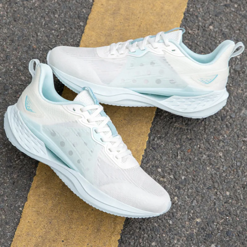361° Slip Resistant Breathable Low Top Casual Running Shoes Men's White Blue-1