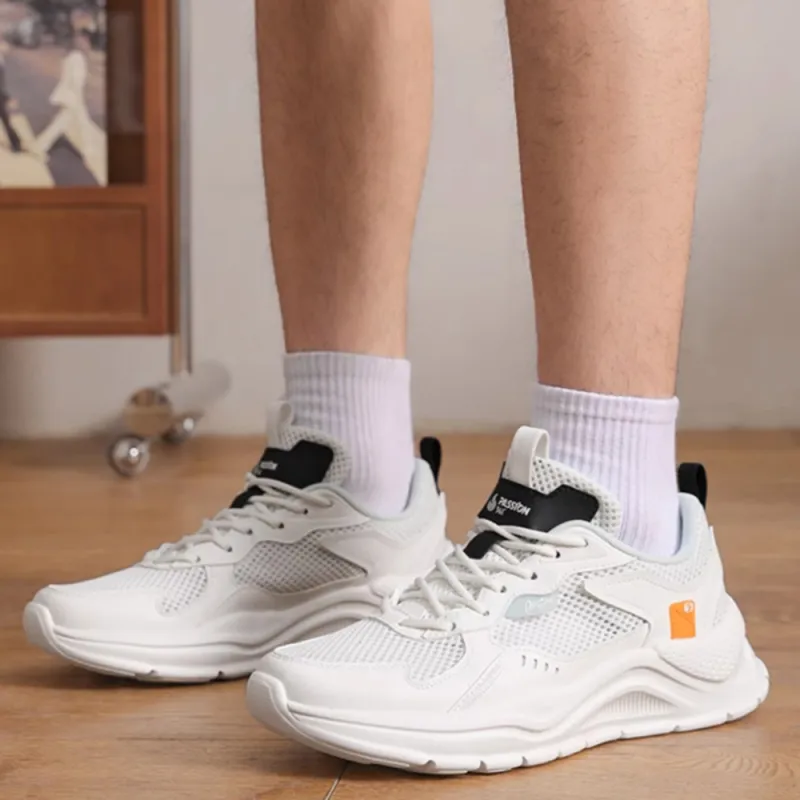361° Slip Resistant And Breathable Low Top Casual Shoes Men's White-2