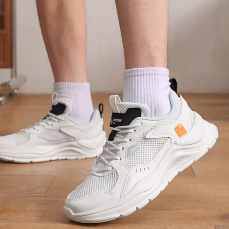 361° Slip Resistant And Breathable Low Top Casual Shoes Men's White-1