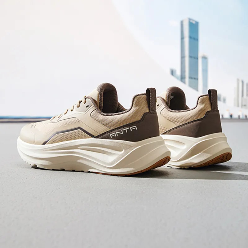 Anta Le Dao Cushioning And Breathable Low Top Training Running Shoes Men's Brown-1