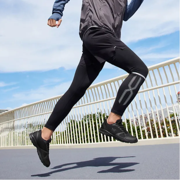361° Cushioning, Wear Resistant Low Top Casual Running Shoes Men's Black-4